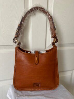 Dooney & Bourke Florentine Messenger Shoulder Bag Natural